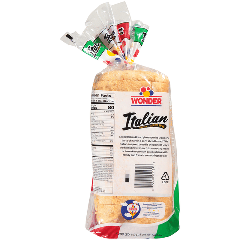 Wonder Bread Italian Bread (20 oz) - Instacart