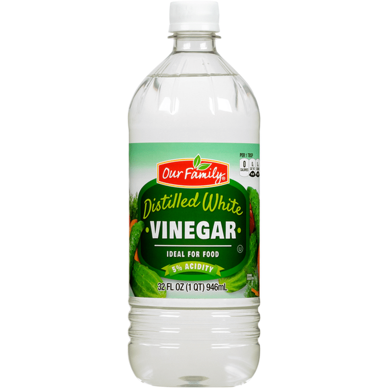 Our Family Vinegar, Distilled White (32 oz) Instacart