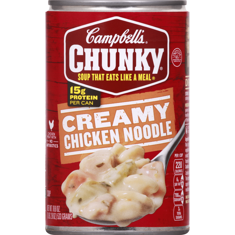 Campbell's® Creamy Chicken Noodle Soup (18.8 oz) - Instacart