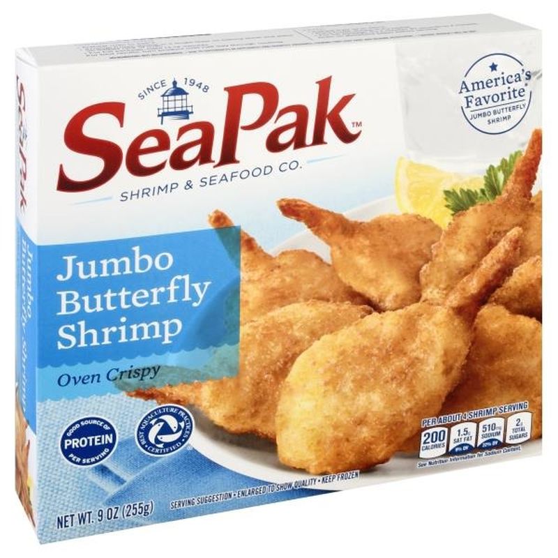 SeaPak Jumbo Butterfly Shrimp (9 oz) from Publix Instacart