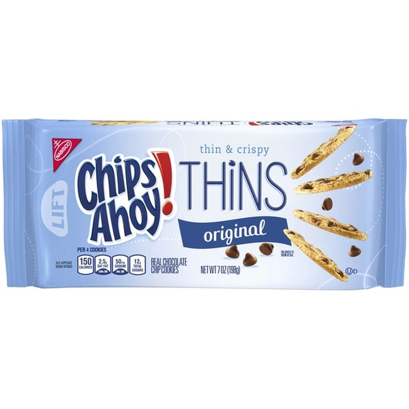Chips Ahoy! Thins Original Chocolate Chip Cookies (7 oz) from CVS