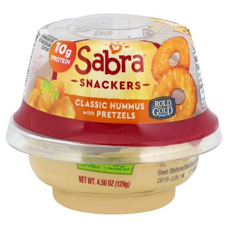 Sabra Classic Hummus With Pretzels (4.56 oz) from Food Way Instacart