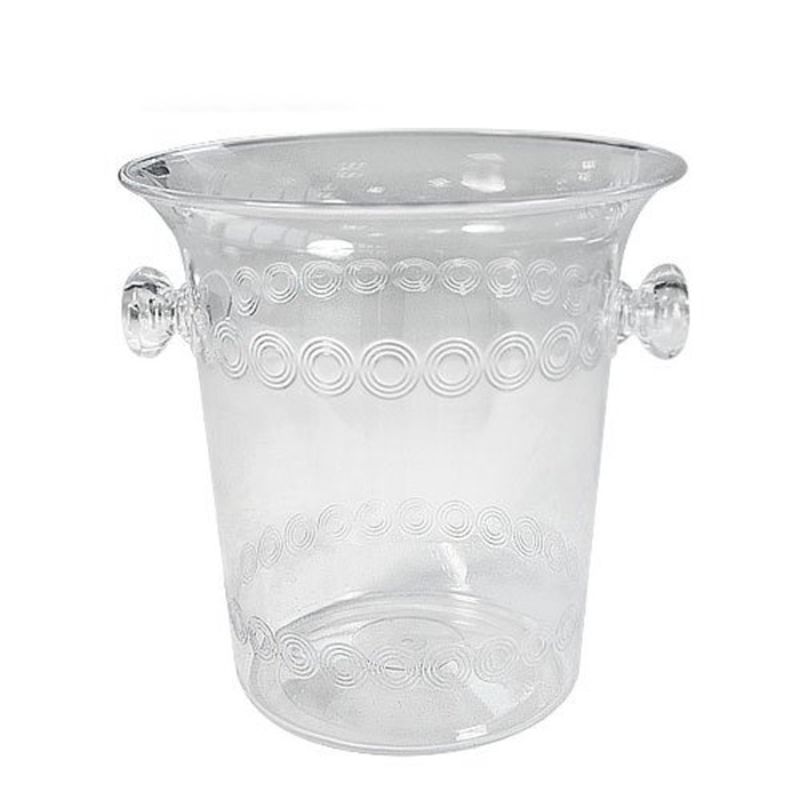 Party Dimensions 1.5 Quart Clear Plastic Mini Ice Bucket