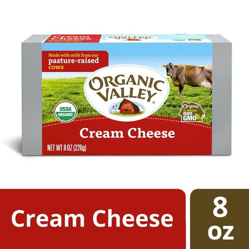 Organic Valley Organic Cream Cheese Block (8 oz) from Publix Instacart