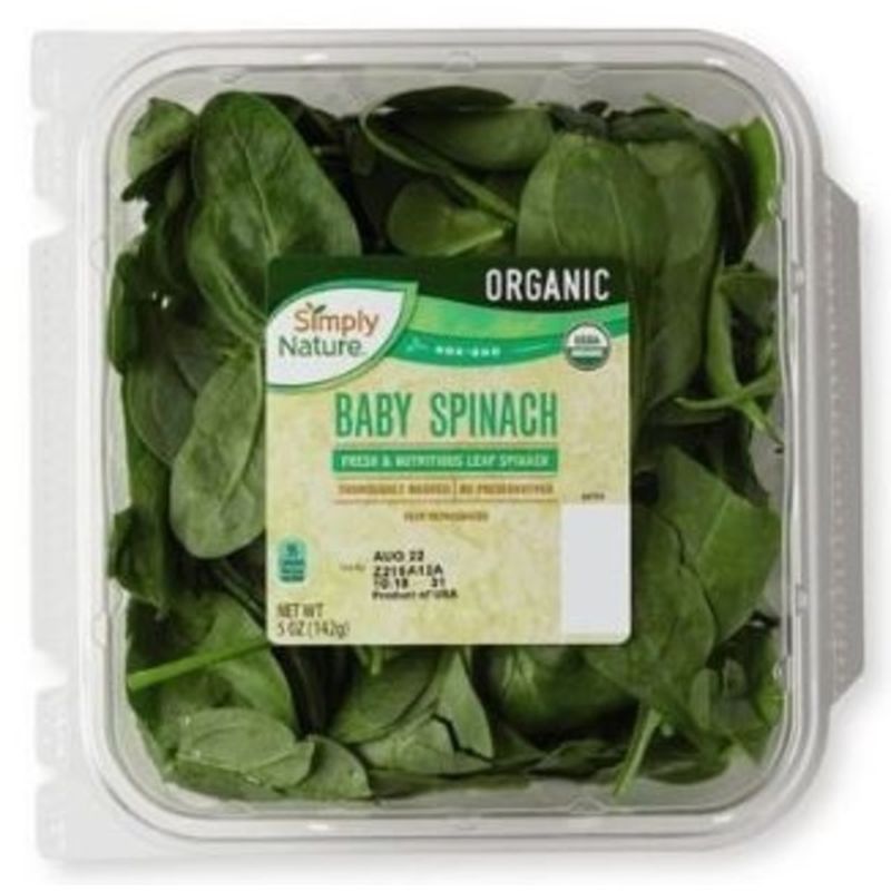 SimplyNature Organic Baby Spinach