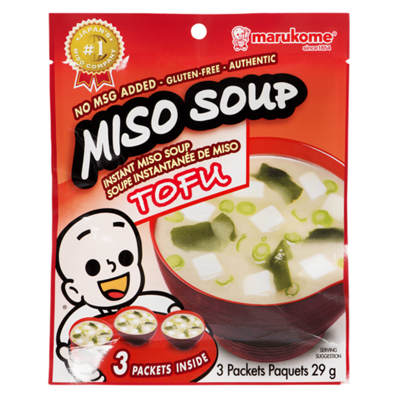 Marukome Instant Tofu Miso Soup (29 g) Instacart
