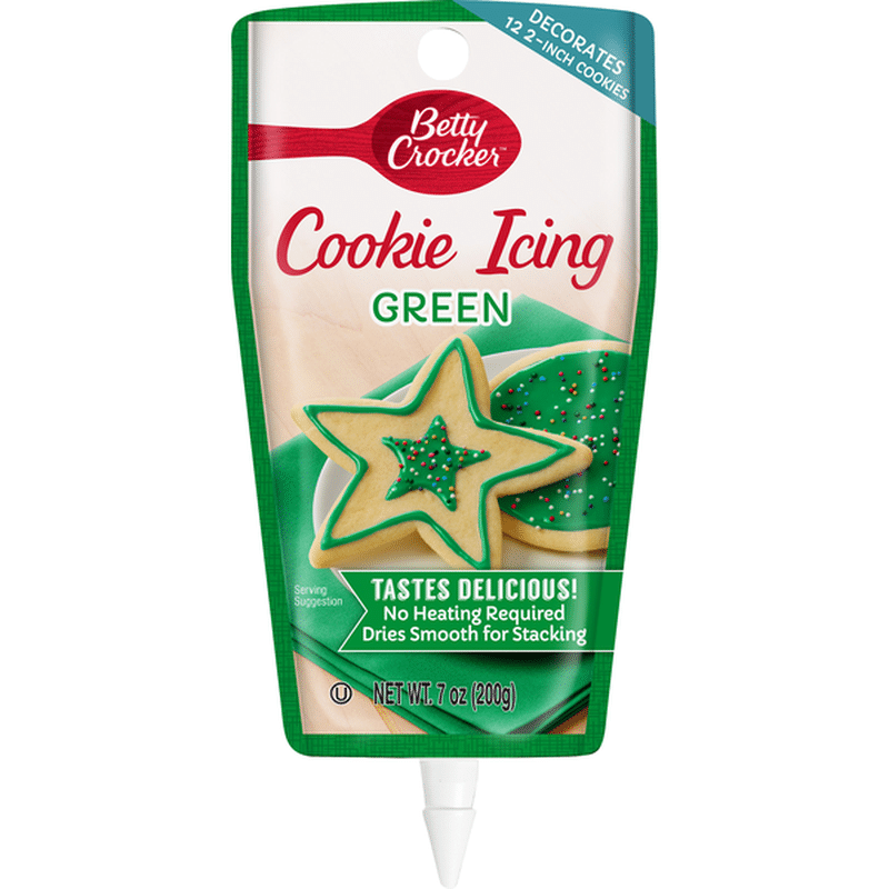 Betty Crocker Cookie Icing, Green (7 Oz) - Instacart