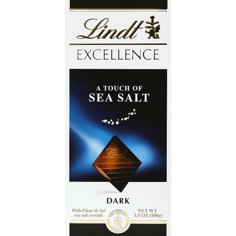 Lindt EXCELLENCE Sea Salt Dark Chocolate Bar (3.5 oz) Instacart
