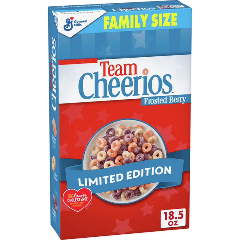 Team Cheerios Frosted Berry Cereal (18.5 oz) Instacart
