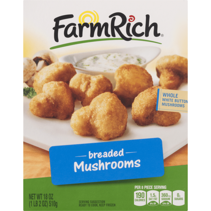 Farm Rich Breaded Mushrooms (18 oz) from Kroger Instacart