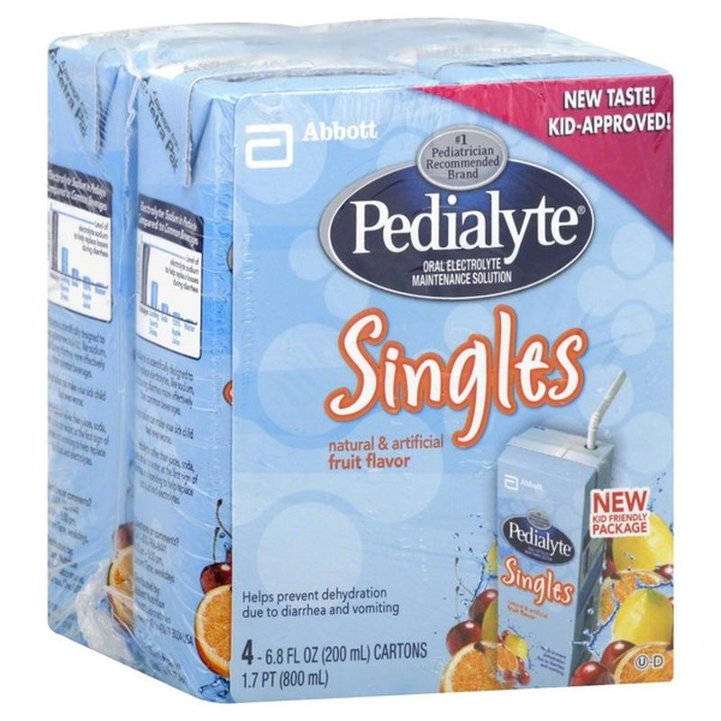 Pedialyte Oral Electrolyte Maintenance Solution, Fruit Flavor (4 oz