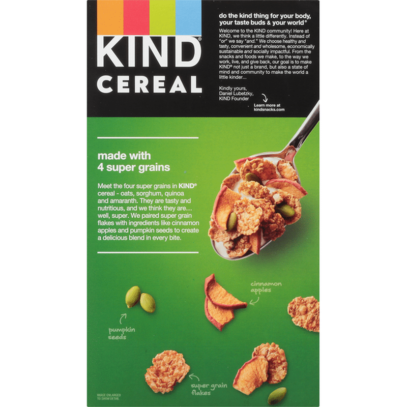 KIND Cereal Apple Cinnamon Gluten Free Cereal (10 oz) Instacart