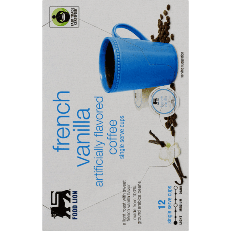Food Lion Single Serve Cups Coffee French Vanilla (0.33 oz) Instacart