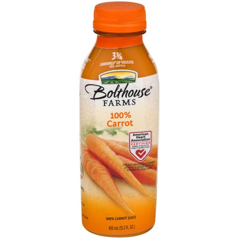 Bolthouse Farms 100 Carrot Juice (15.2 fl oz) Instacart