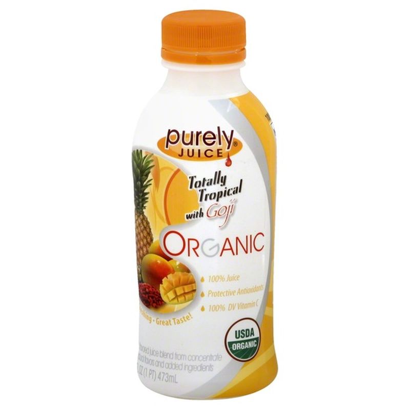 Purely Juice Flavored Juice, Totally Tropical with Goji (16 oz) Instacart