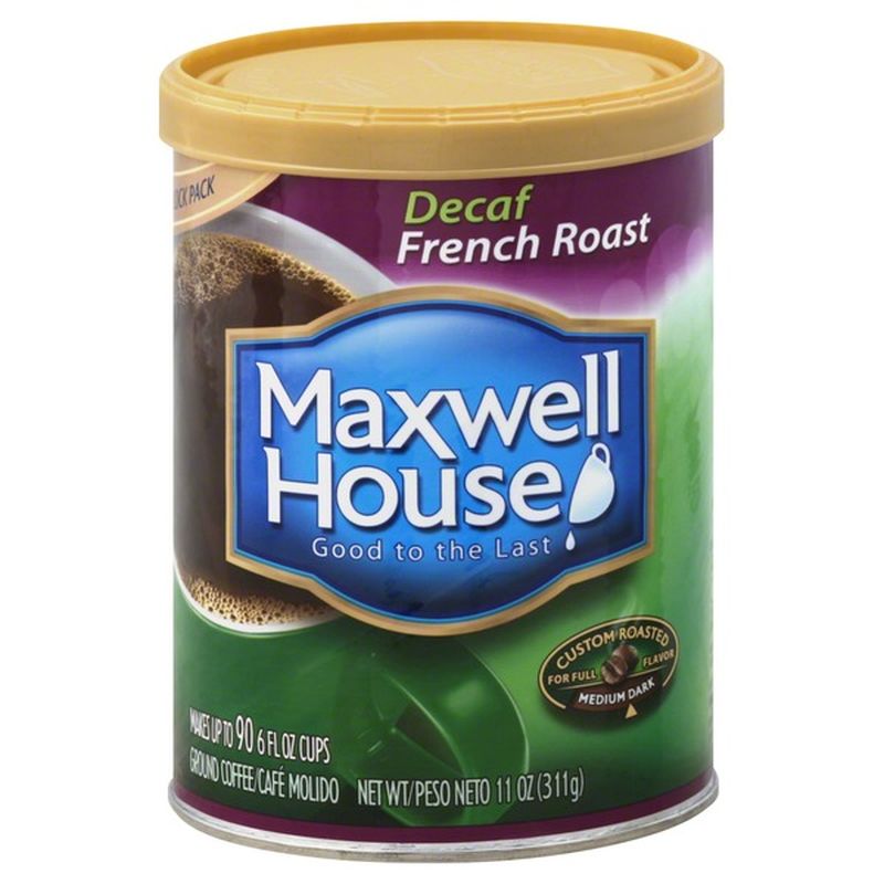 Maxwell House Decaf French Roast Ground Coffee (11 oz) from Safeway ...