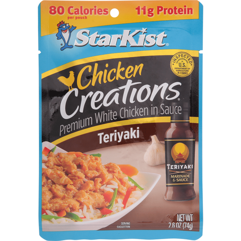 StarKist Premium White Chicken in Sauce, Teriyaki (2.6 oz) - Instacart