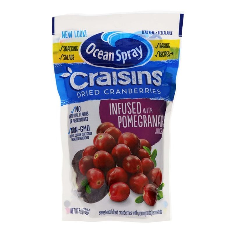 Ocean Spray Dried Cranberries Infused with Pomegranate Juice (6 oz