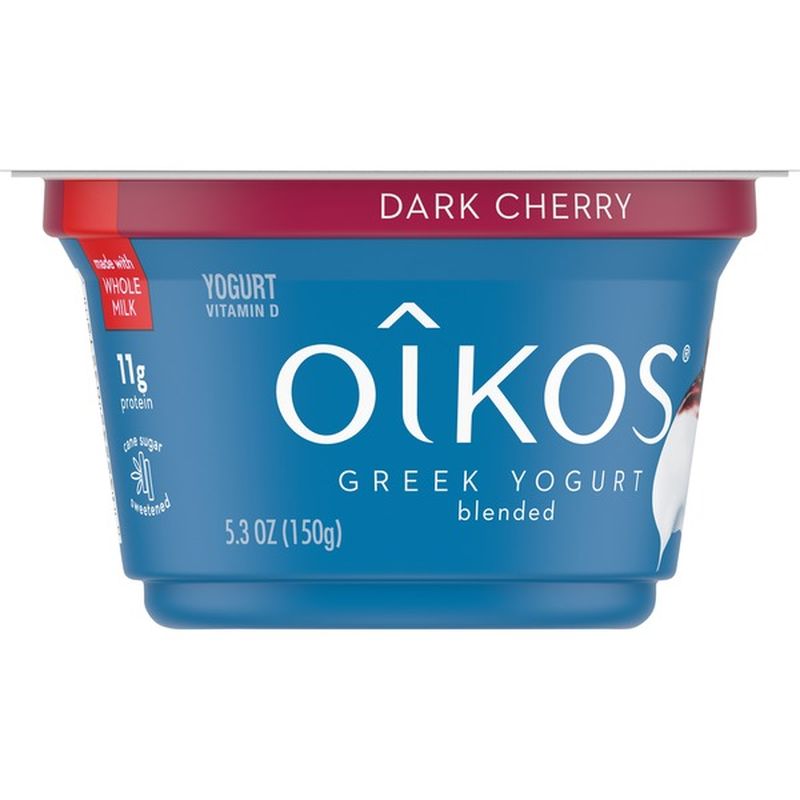 Oikos Greek Nonfat Yogurt Black Cherry (5.3 oz) from ShopRite - Instacart