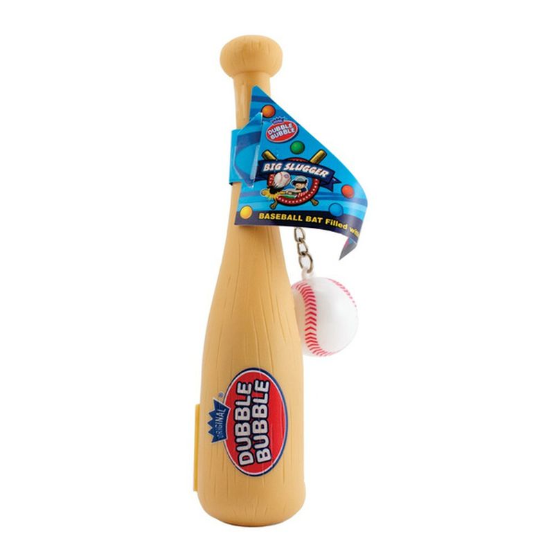Kidsmania Dubble Bubble Big Slugger Baseball Bat & Keychains