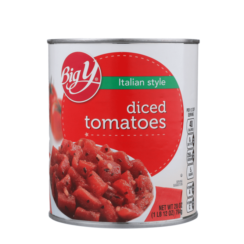 Big Y Italian Style Diced Tomatoes (28 oz) Delivery or Pickup Near Me