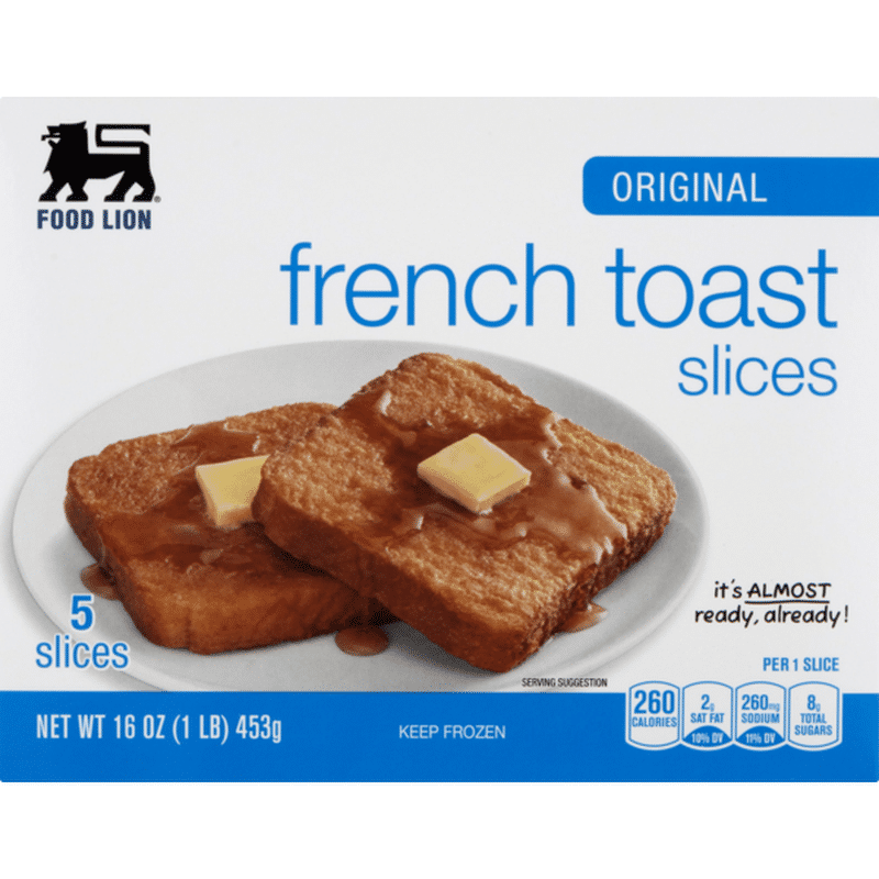 Food Lion French Toast, Original, Slices, Box (16 oz) Instacart