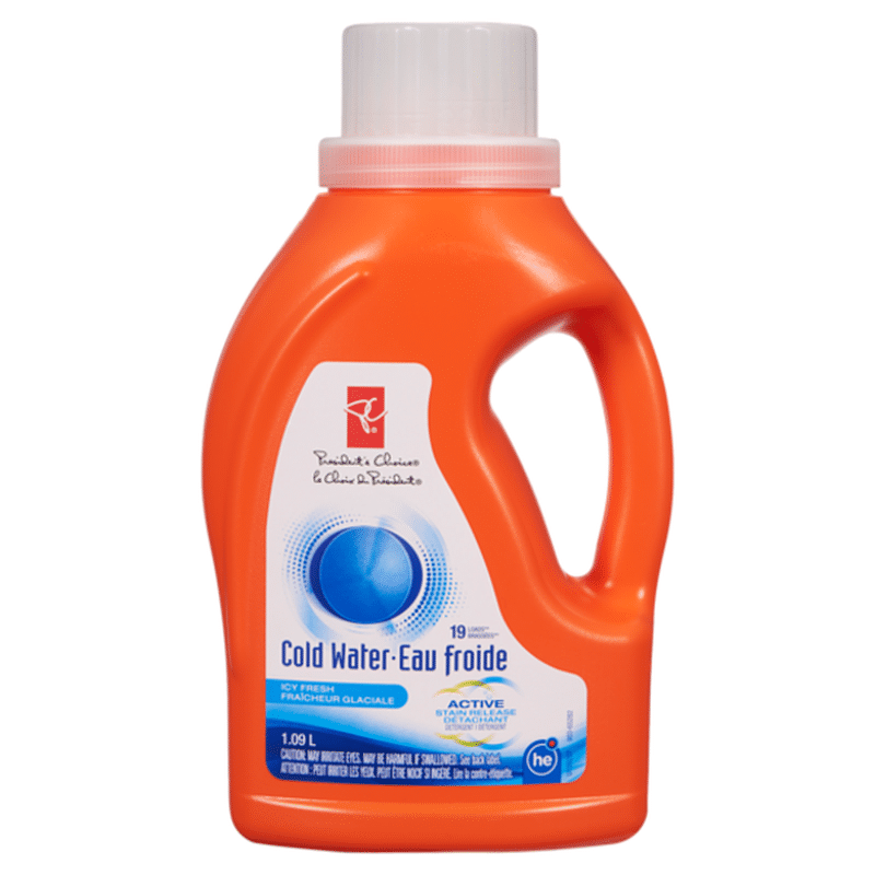President's Choice Cold Water Fresh Scent Active Stain Release HE Liquid Laundry Detergent