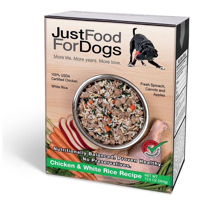 Just Food For Dogs Chicken & White Rice Recipe Dog Food (12.5 oz