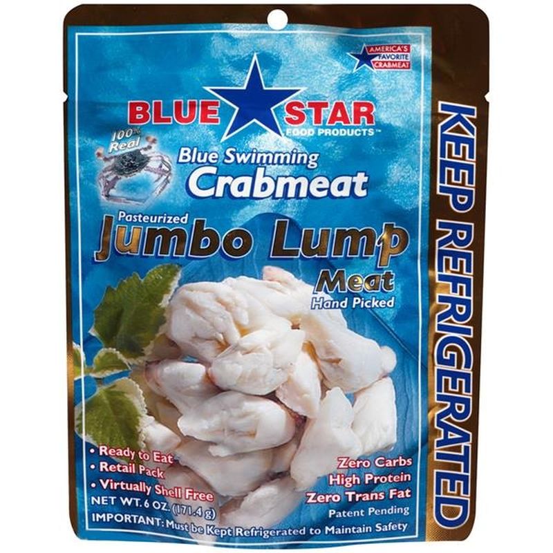 Blue Star Foods Jumbo Lumb Crab Meat