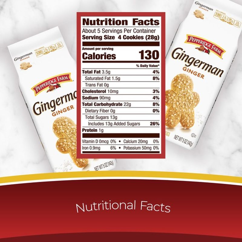 Pepperidge Farm® Gingerman Cookies (5 oz) from Fred Meyer Instacart