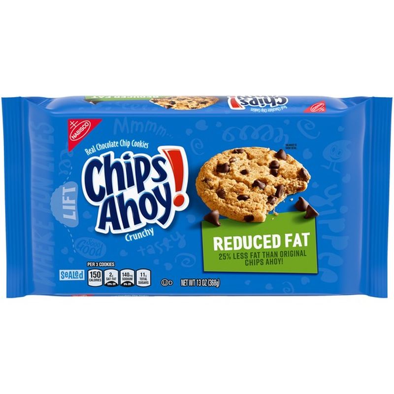 Chips Ahoy! Reduced Fat Chocolate Chip Cookies (13 oz) Instacart