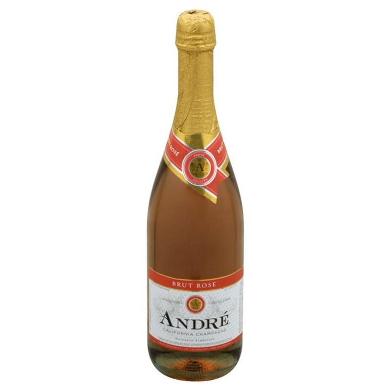 André Brut Rose Champagne Sparkling Wine (750 ml) Instacart