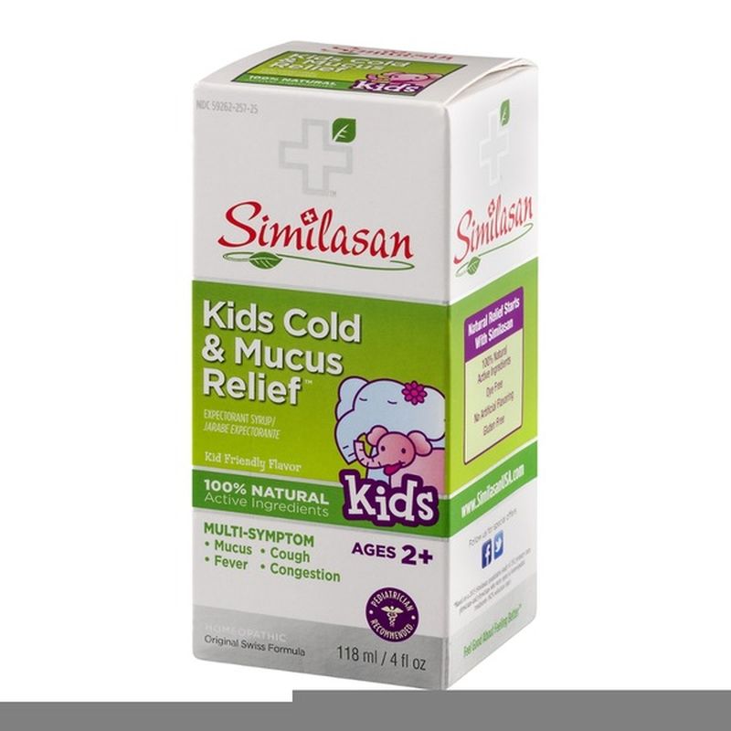 Similasan Kids Cold & Mucus Relief Expectorant Syrup Kids Ages 2+ Multi