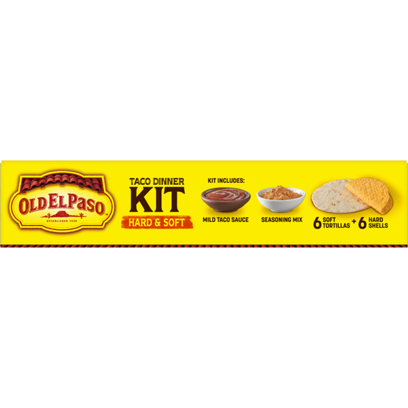 Old El Paso Taco Dinner Kit Hard Soft 11 4 Oz Instacart