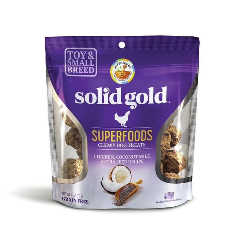 Solid Gold Grain Free Superfoods Chewy Dog Treats (4 oz) Instacart