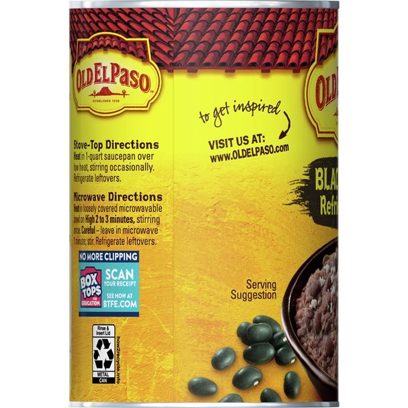 Old El Paso Black Bean Refried Beans (16 oz) from Kroger Instacart