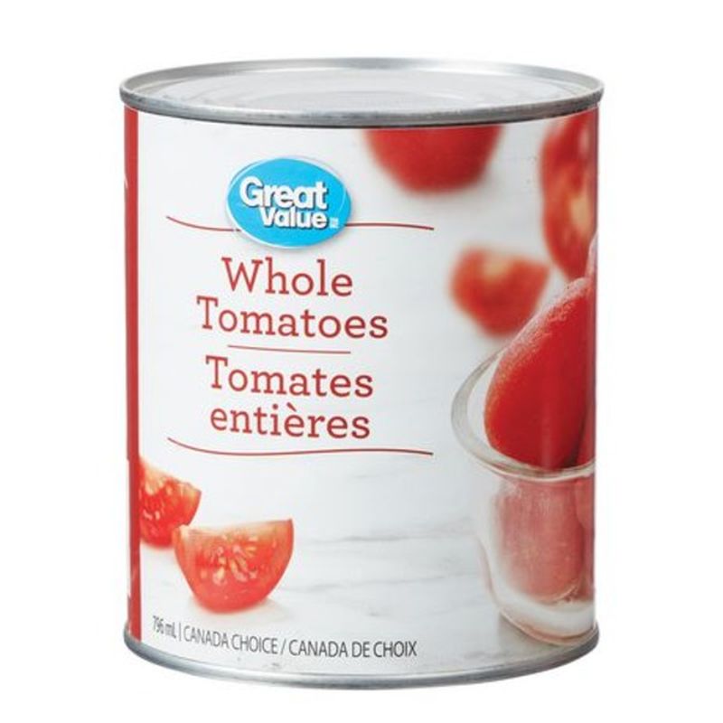 Great Value Whole Tomatoes Can (796 ml) Instacart