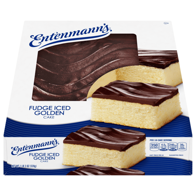 Entenmann's Fudge Iced Golden Cake (19 oz) Instacart