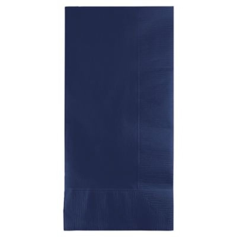 Touch of Color 2-Ply Dinner Paper Napkins - Navy Blue