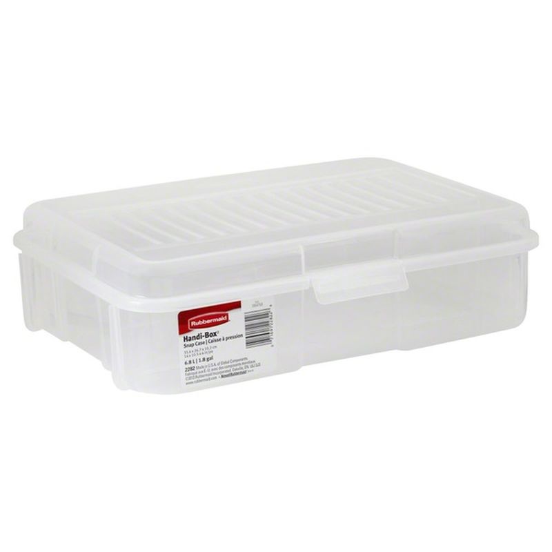 Rubbermaid Snap Case, 1.8 Gallon (1 each) Instacart