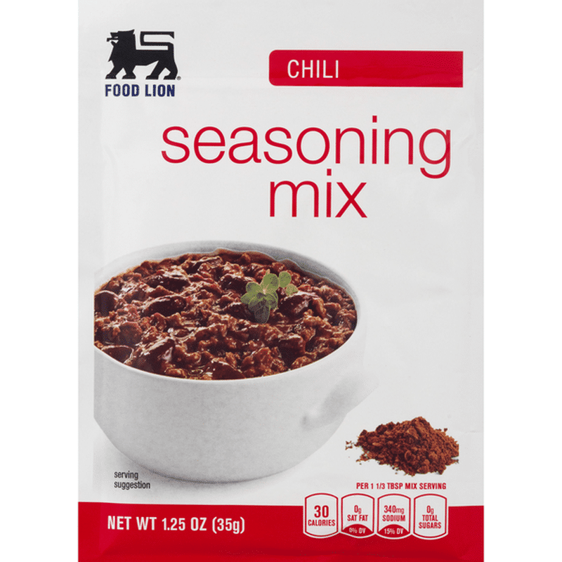 Food Lion Seasoning Mix, Chili, Envelope (1.25 oz) from Food Lion