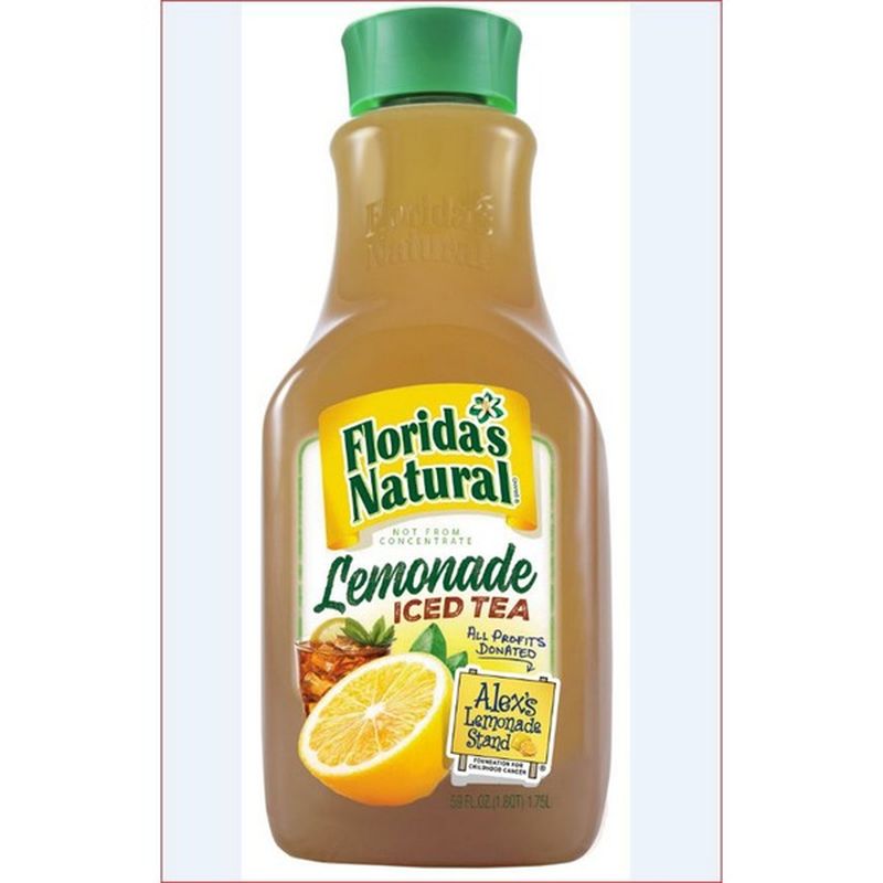 Florida's Natural Lemonade Iced Tea (59 oz) Instacart