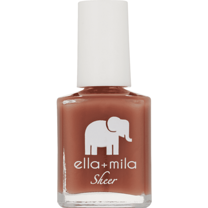 Ella+mila Sheer Nail Polish, Strong (0.45 oz) - Instacart