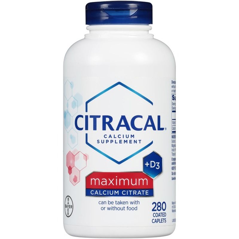 Citracal Maximum Calcium Citrate + D3 Calcium Supplement (280 ct) from
