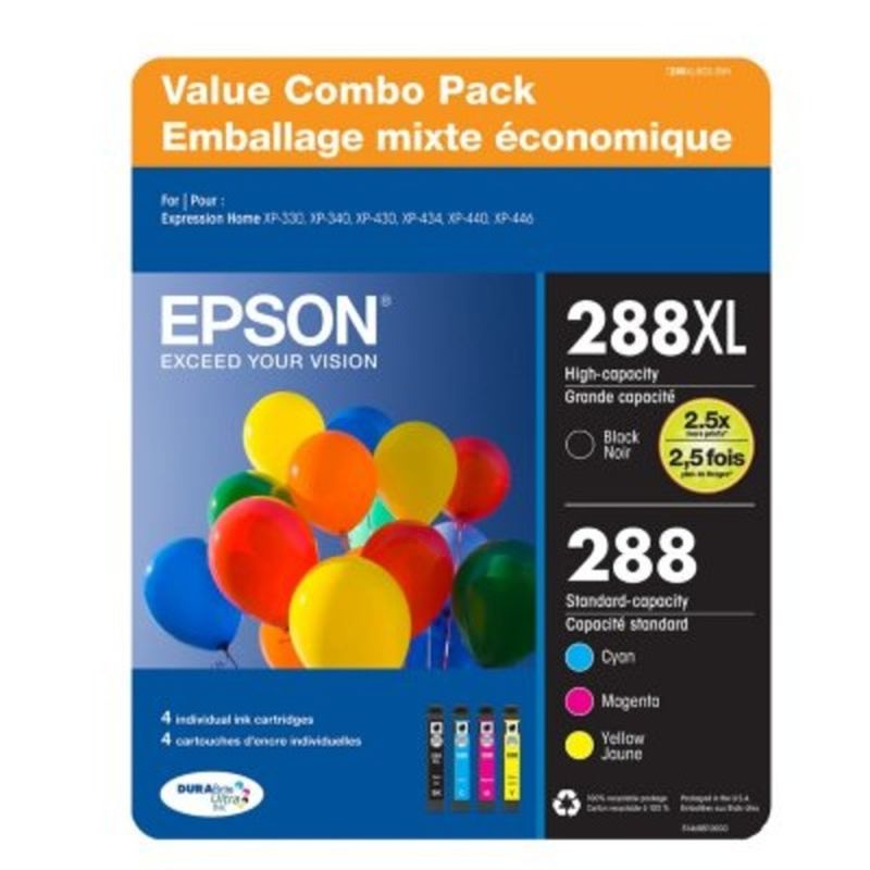 Epson Value Club Pack Dura Brite Ultra 288 Ink