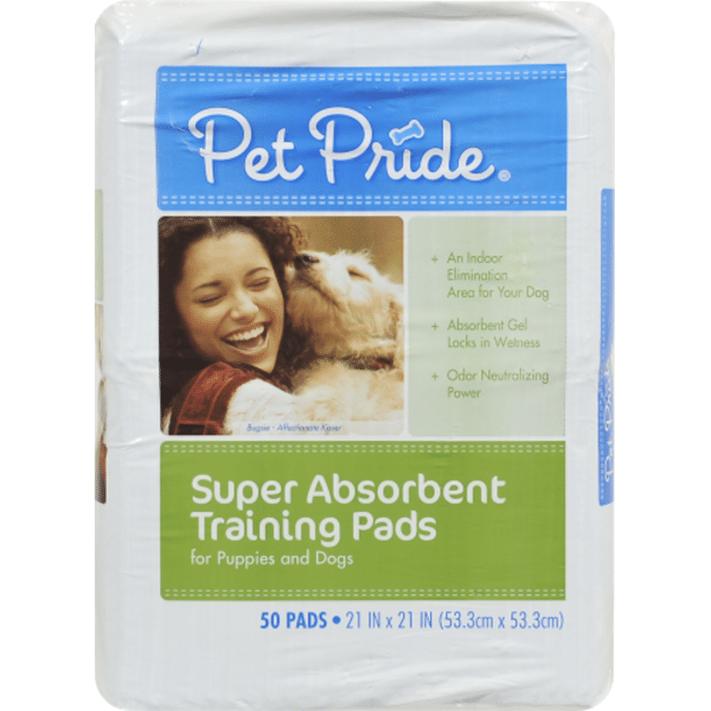 Pet Pride Super Absorbent Training Pads (50 ct) Instacart