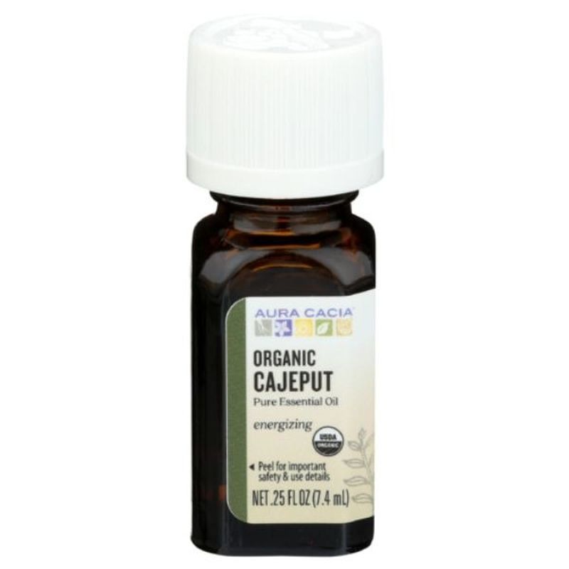 Aura Cacia Organic Cajeput Energizing Pure Essential Oil