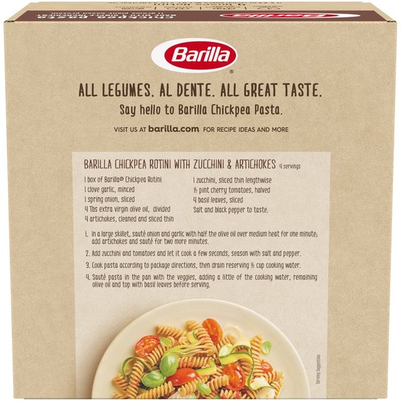 Barilla® Barilla Chickpea Pasta, Gluten Free Pasta, Rotini ...