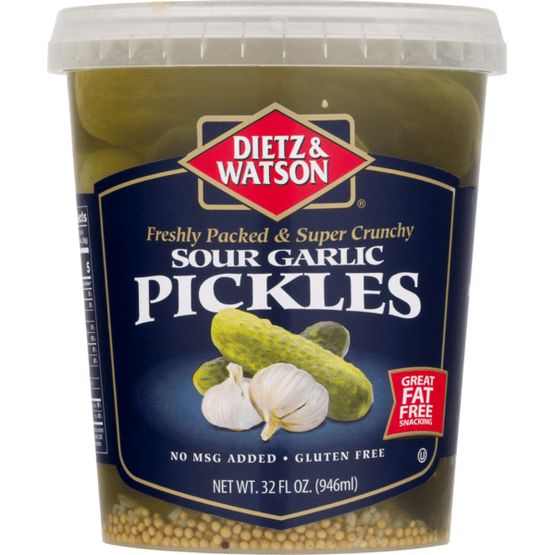 Dietz & Watson Sour Garlic Pickles (32 fl oz) Delivery or Pickup Near