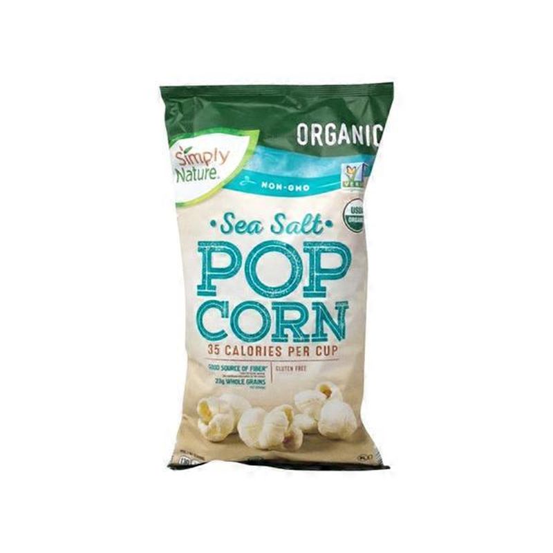 Simply Nature Organic Sea Salt Pop Corn (6 oz) from ALDI Instacart